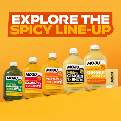 Ginger Dosing Bottle 7x Shots 420ml by MOJU