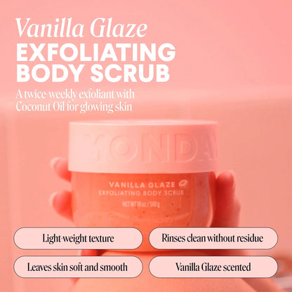 Body Scrub Vanilla Glaze 510g by MONDAY HAIRCARE
