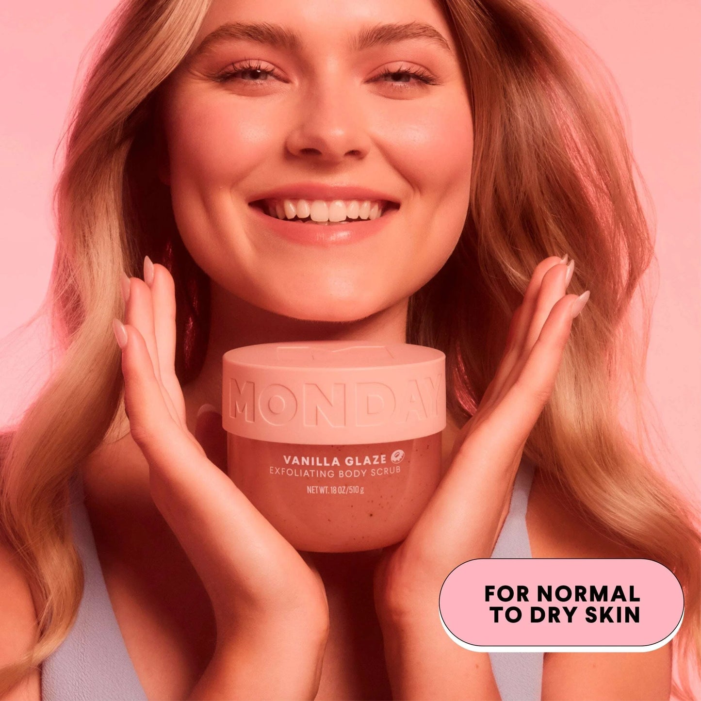 Body Scrub Vanilla Glaze 510g by MONDAY HAIRCARE