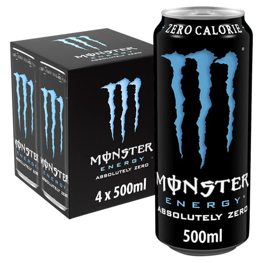 Energy Drink Zero Sugar 4x500ml by MONSTER