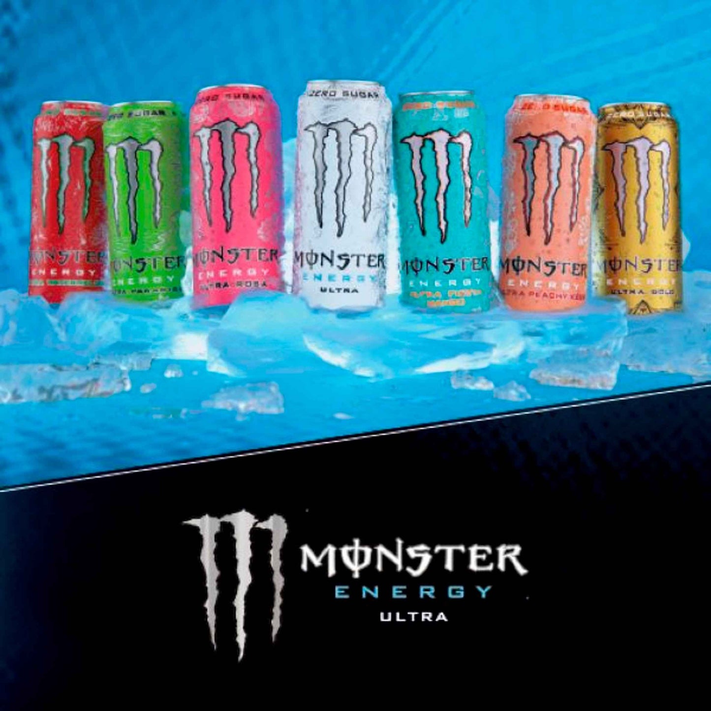 Ultra Rosa Zero Sugar 9x500ml by MONSTER ENERGY