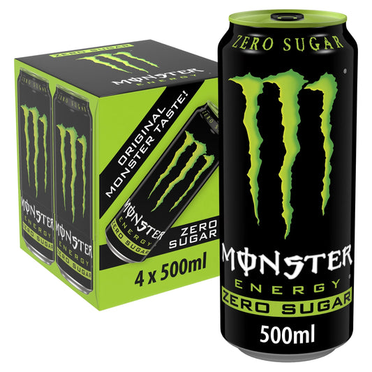 Energy Zero Sugar 4x500ml by MONSTER