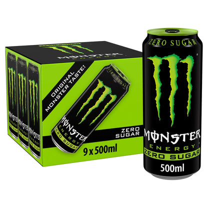 Energy Zero Sugar 9x500ml by MONSTER