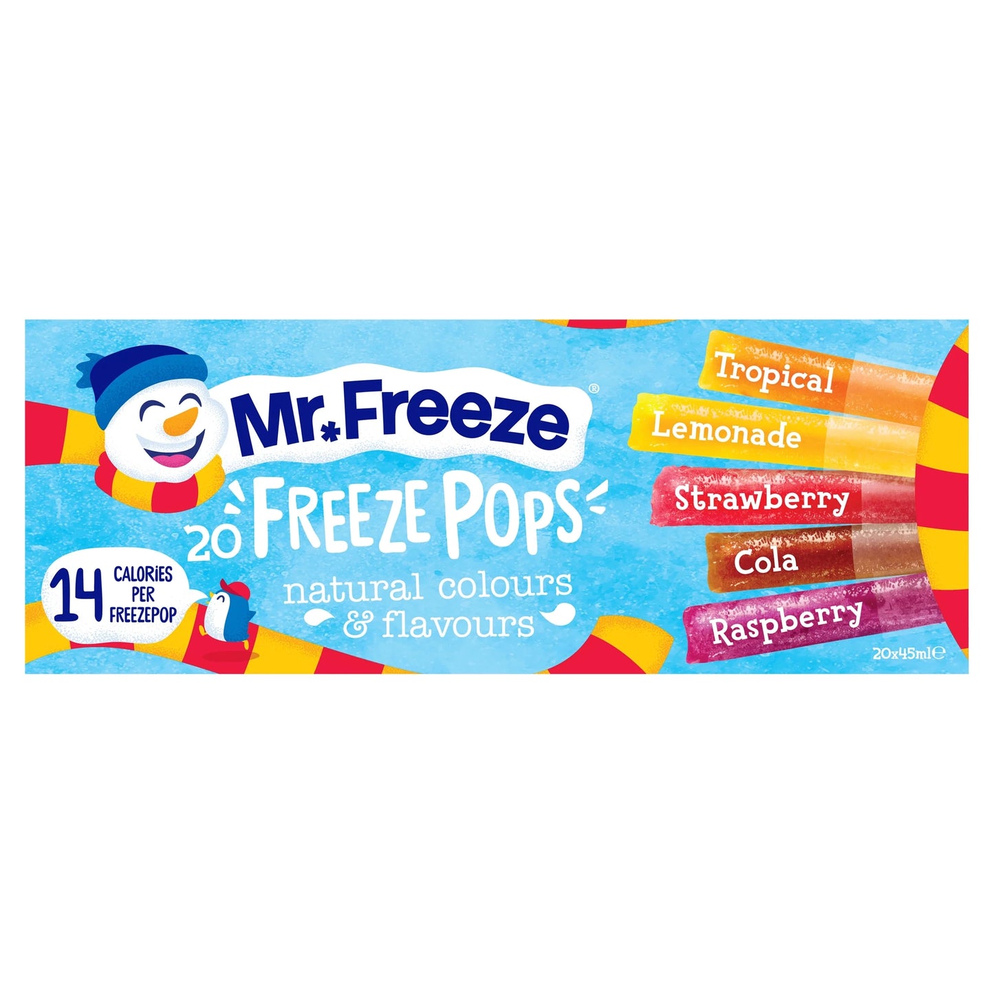 Freeze Pops 20x45ml by MR FREEZE