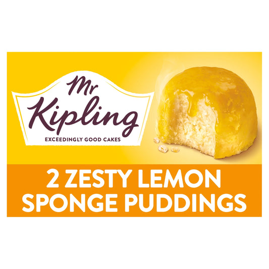 Lemon Sponge Pudding Cake Dessert by Mr Kipling