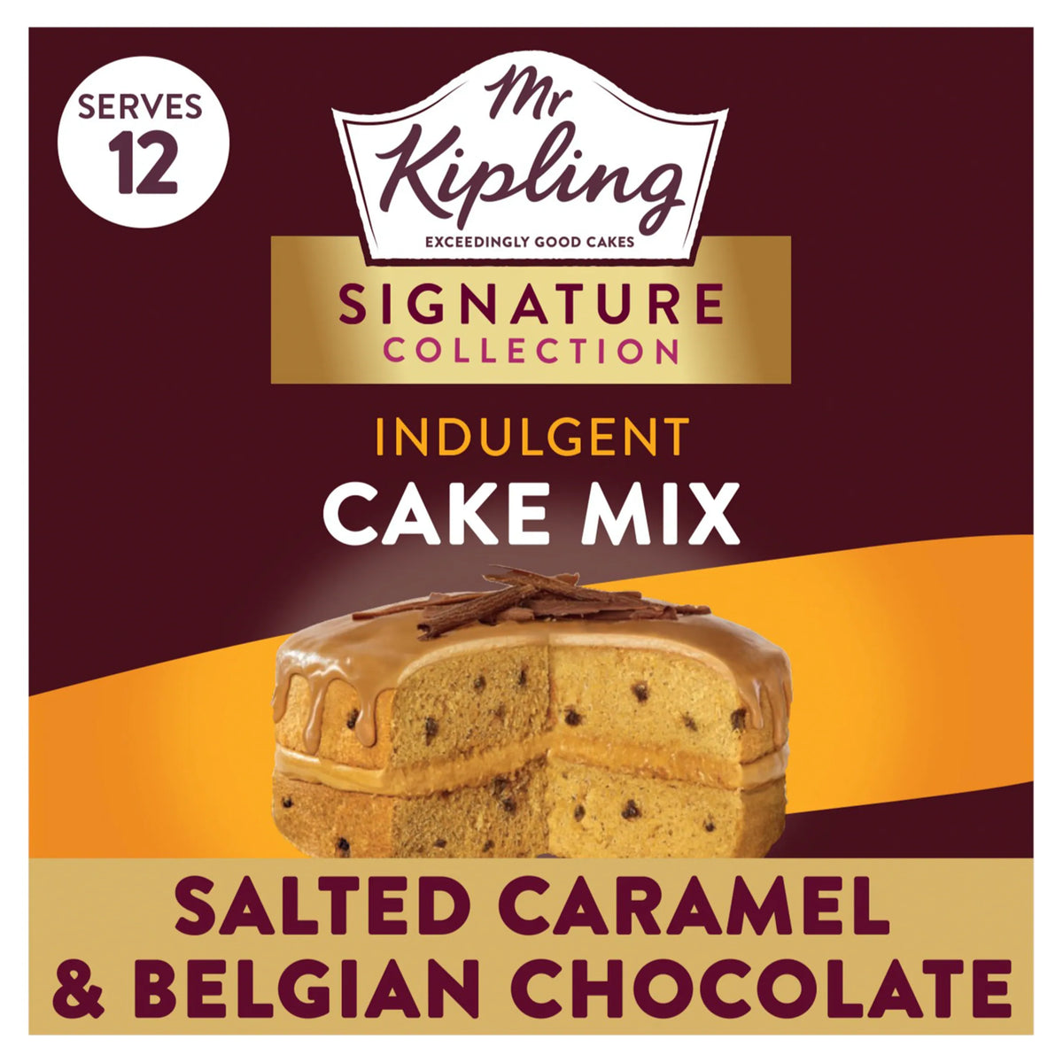 Signature Salted Caramel Cake Mix by Mr Kipling at The British Vault