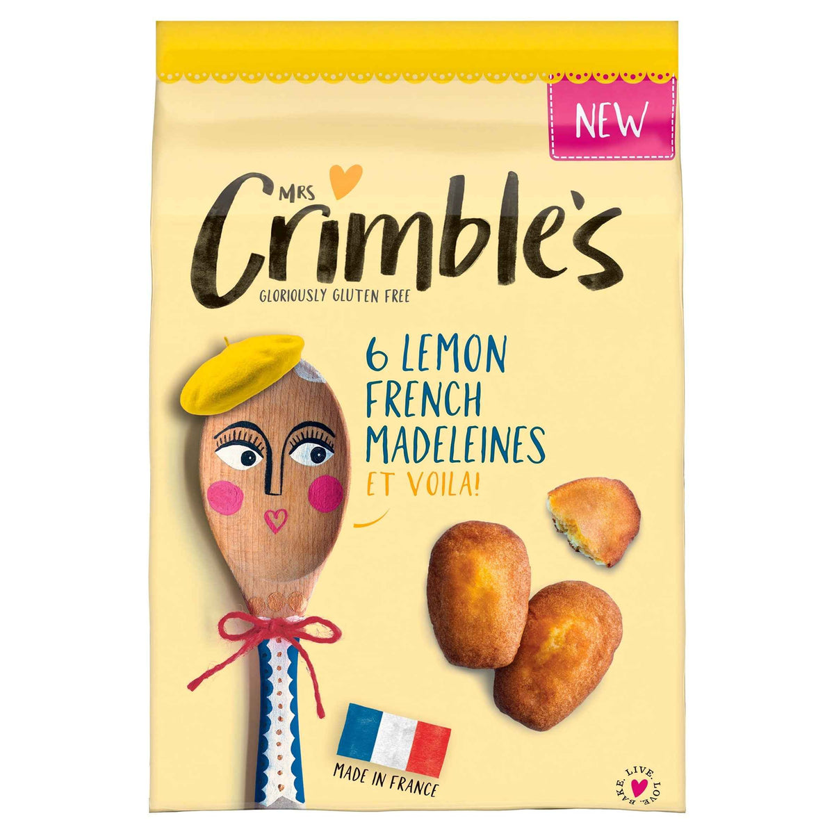 6 Lemon French Madeleine 180g by MRS CRIMBLE'S