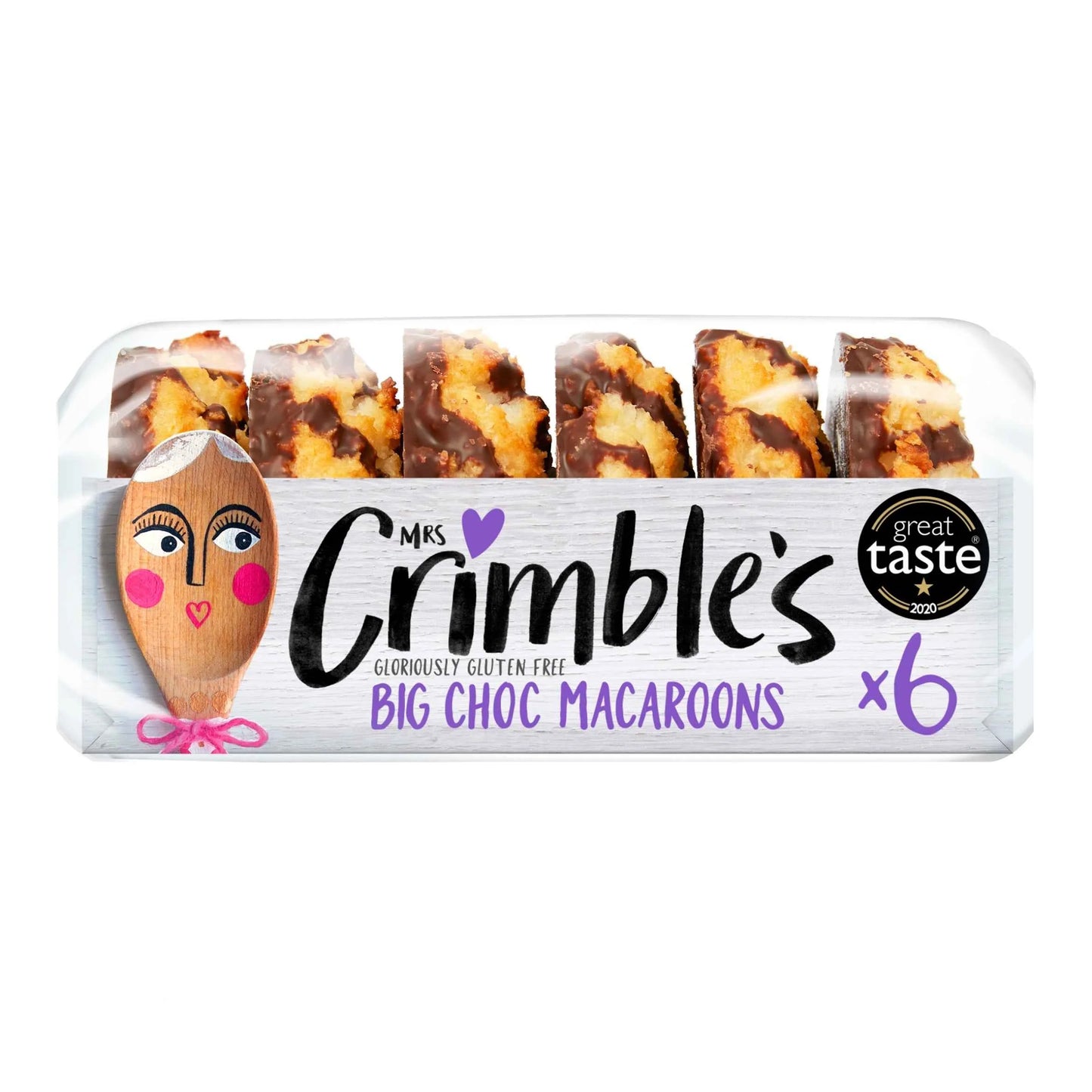 Gluten Free Chocolate Coconut Macaroons 6 Pack 195g by MRS CRIMBLE'S