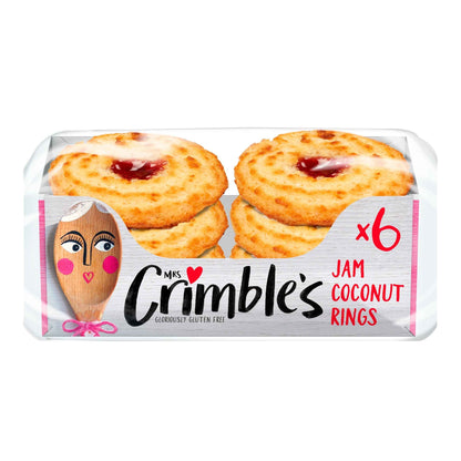 Mrs Crimble's Large Coconut Jam Rings 6 Pack by MRS. CRIMBLE'S