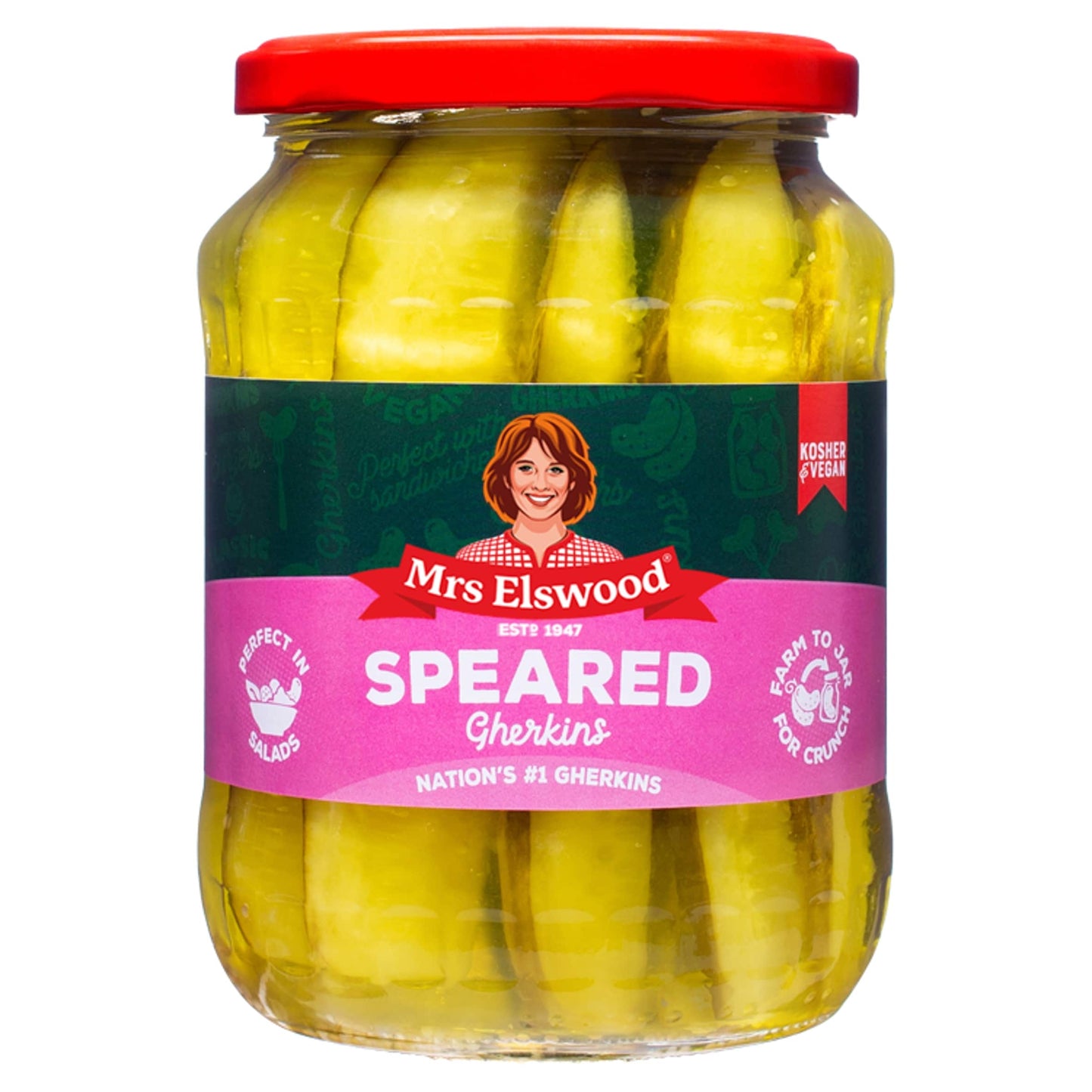 Sweet Cucumber Spears 670g by MRS ELSWOOD