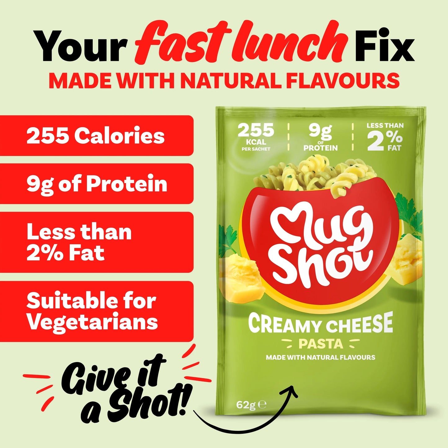 Creamy Cheese Pasta 68g by mug shot