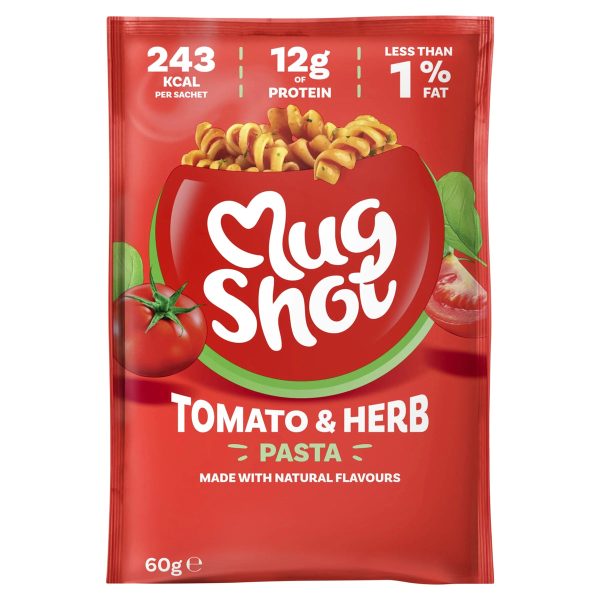 Mugshot Tomato & Herb Pasta 64g by mug shot