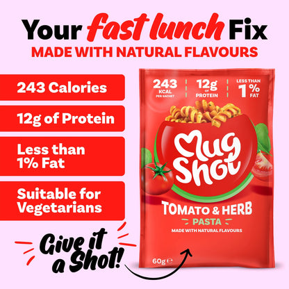 Mugshot Tomato & Herb Pasta 64g by mug shot