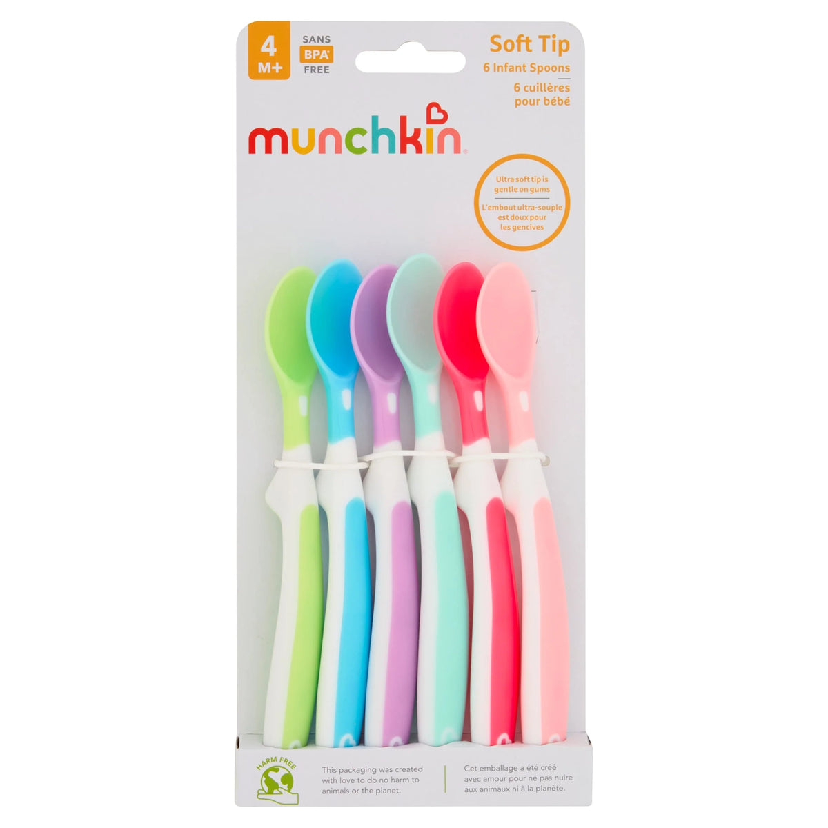 Munchkin Soft Tip Spoons X 6 by LINDAM LTD