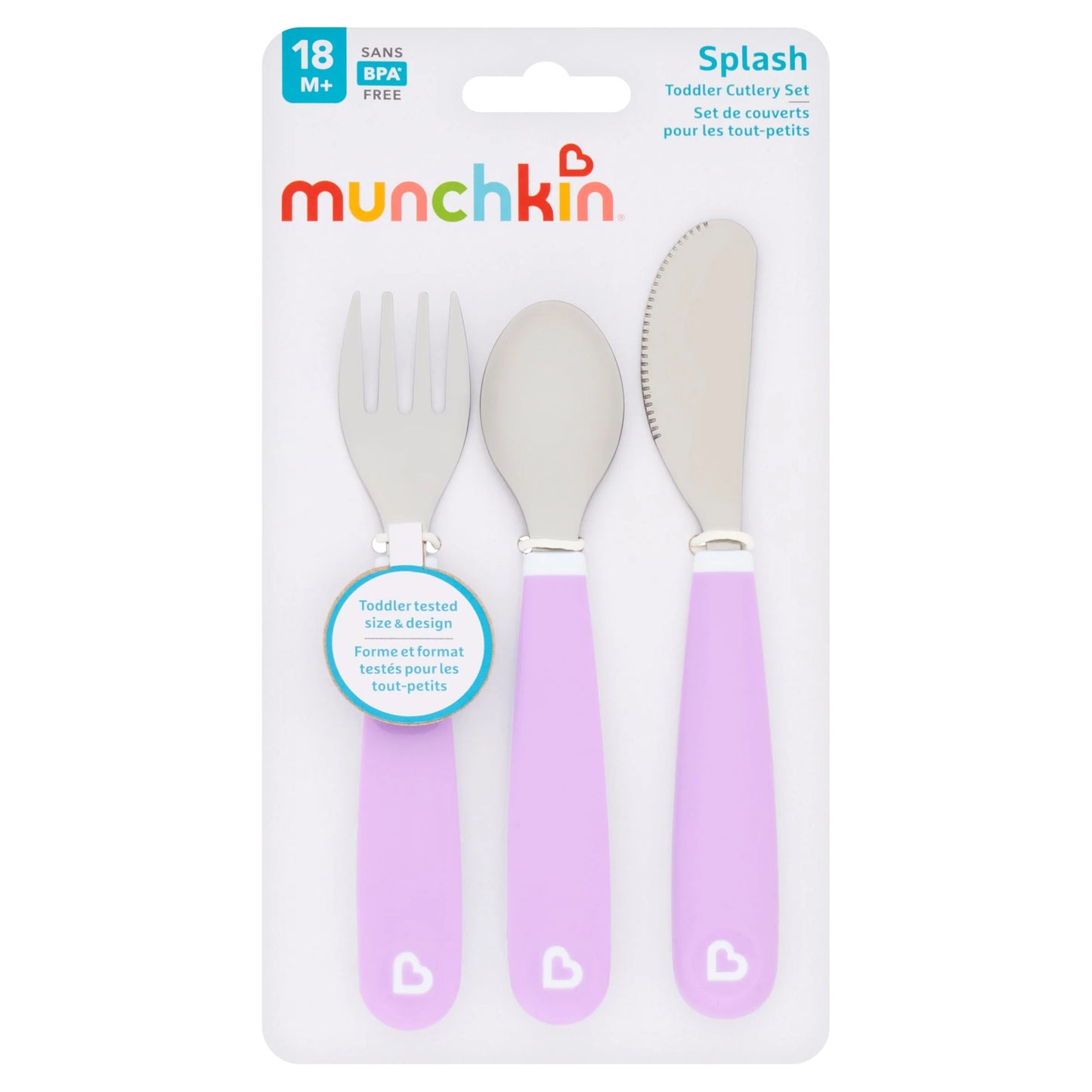 Splash Toddler Cutlery Set 18m+ by munchkin