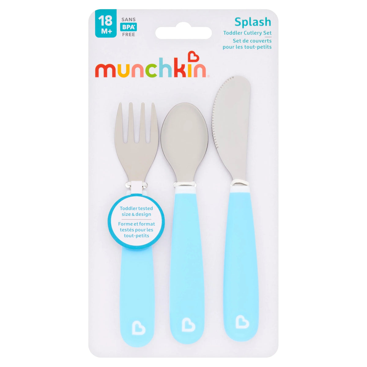 Splash Toddler Cutlery Set 18m+ by munchkin