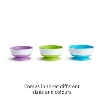 Stay Put Suction Bowl 3 Pack by munchkin
