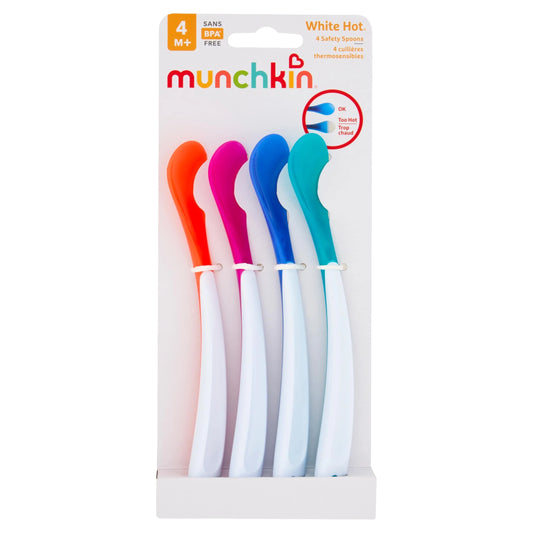 Munchkin White Hot Safety Spoons 4 Pack by LINDAM LTD