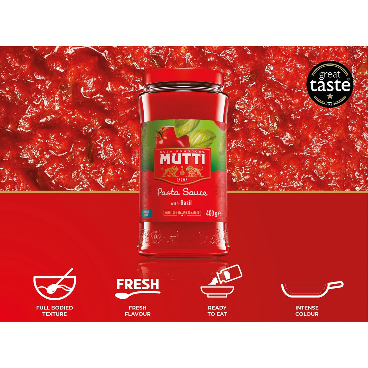 Tomato Pasta Sauce With Basil 400g by MUTTI