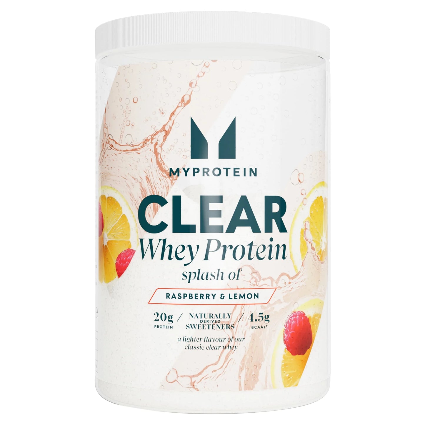 Clear Whey, Splash Of Raspberry And by MYPROTEIN