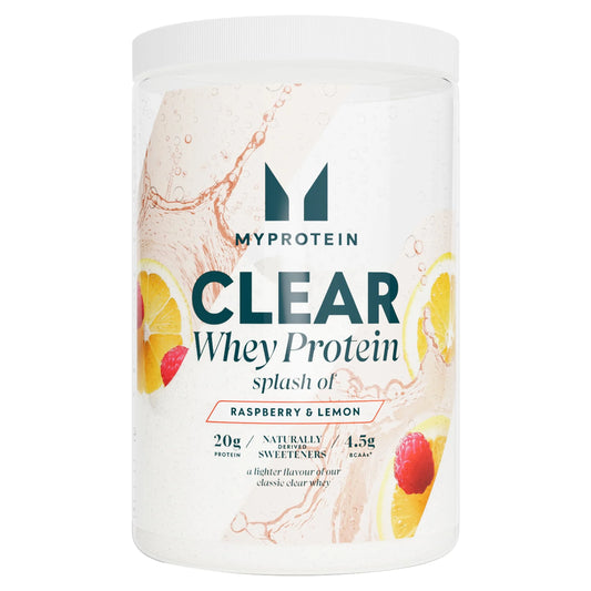 Clear Whey, Splash Of Raspberry And by MYPROTEIN