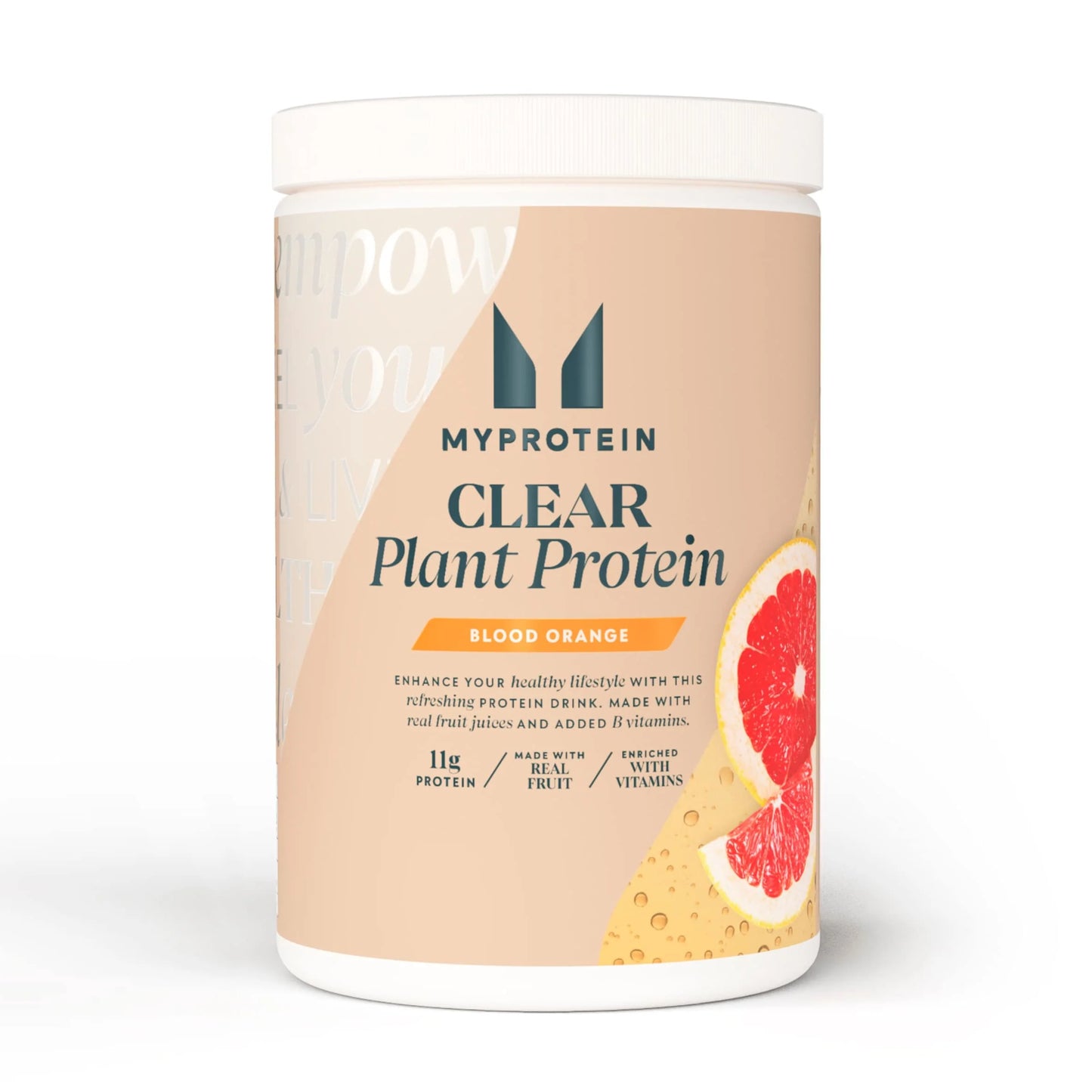 Clear Vegan Protein Blood Orange 320g by MYVEGAN