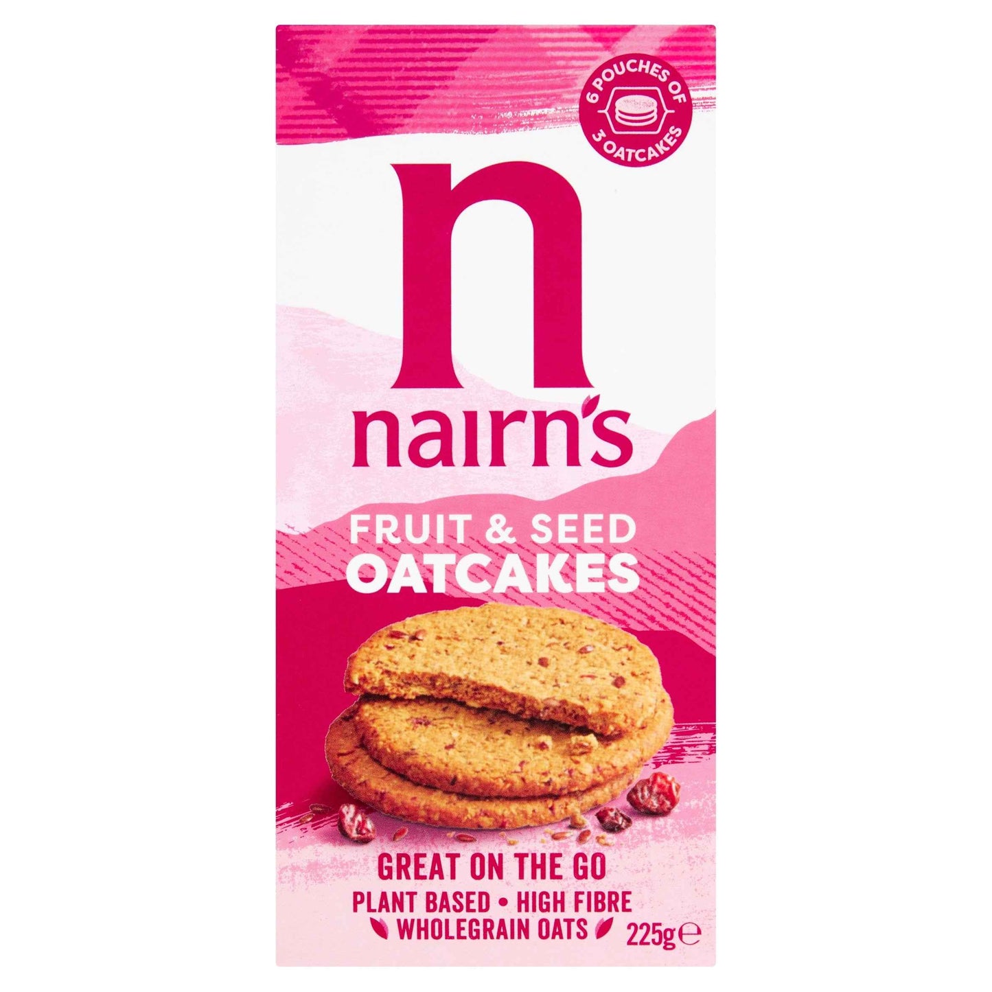 Fruit & Seed Oatcakes 225g by nairn's