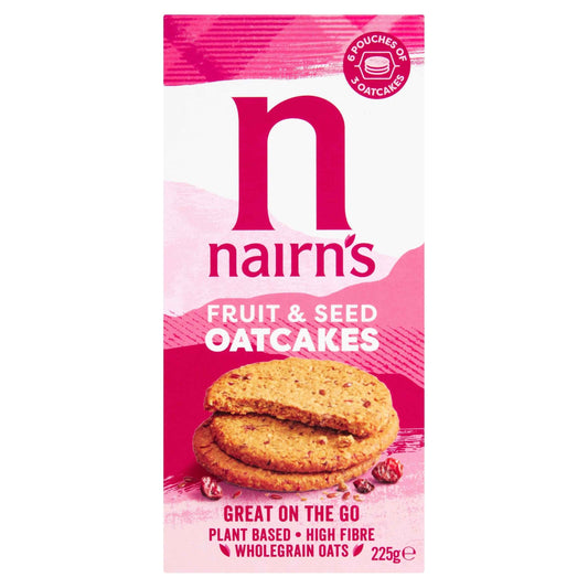 Fruit & Seed Oatcakes 225g by nairn's