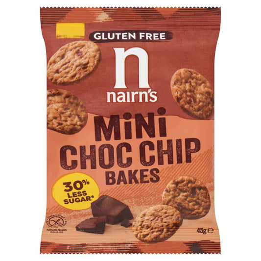 Gluten Free Choc Chip Bakes 45g by nairn's