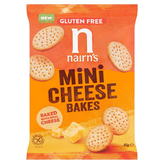 Gluten Free Mini Cheese Snacks 45g by nairn's