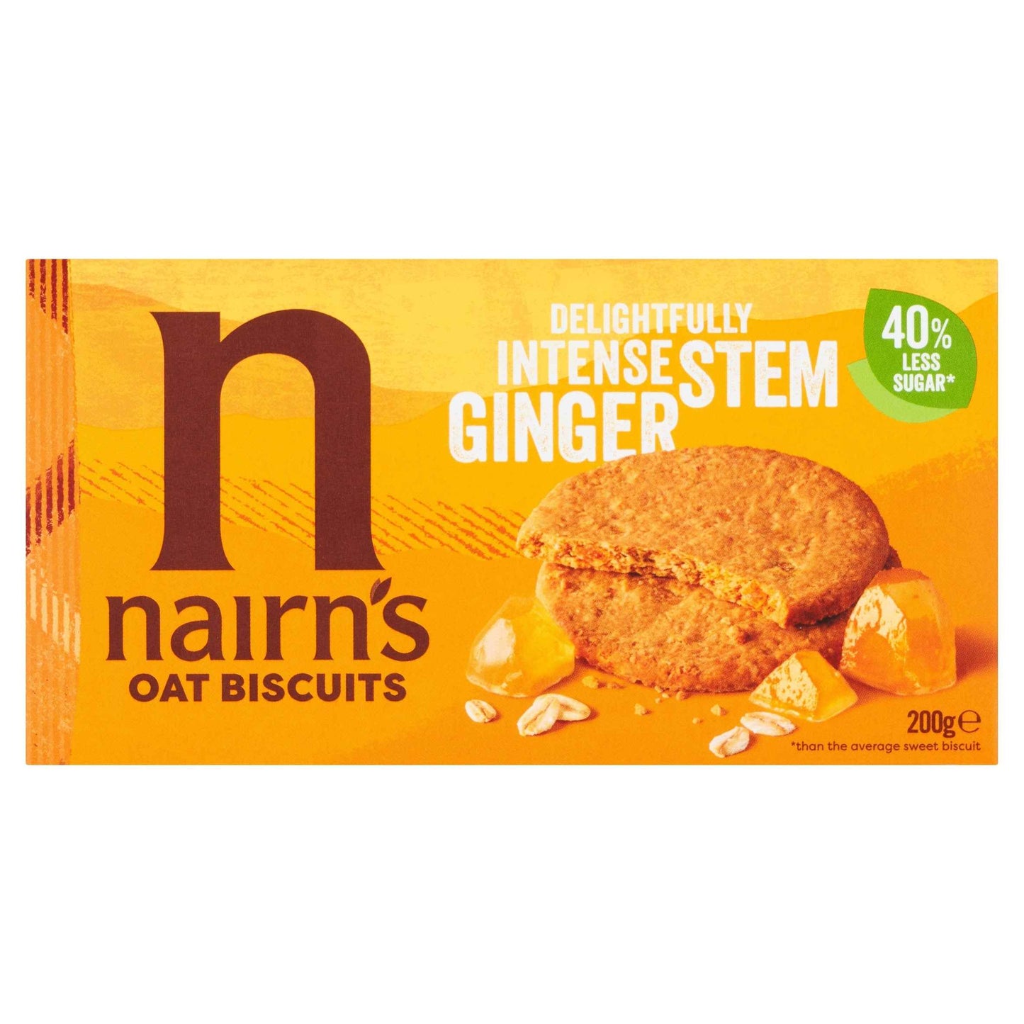 Nairns Stem Ginger Oat Biscuit 200g (l) by nairn's