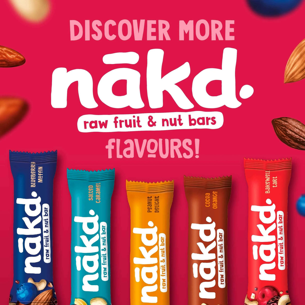 Berry Delight Raw Fruit & Nut Bar 4x35g by NAKD