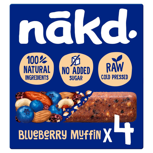 Blueberry Muffin Raw Fruit & Nut Bar by NAKD