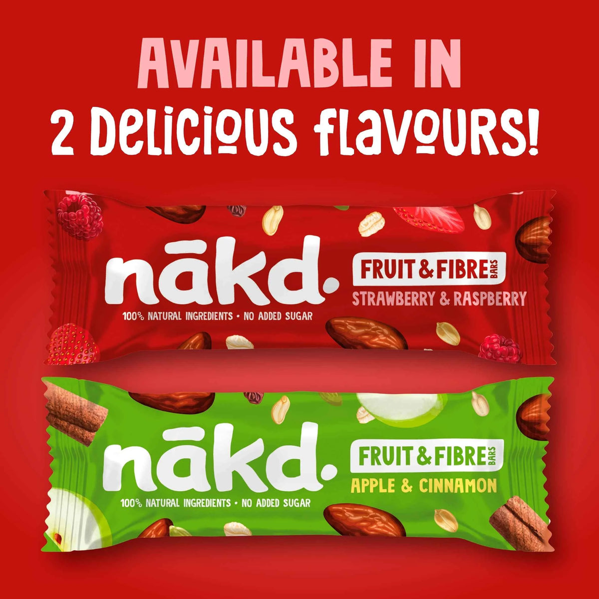 Fruit & Fibre Strawberry & Raspberry by NAKD