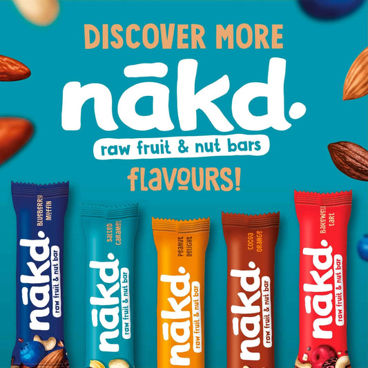 Fruit & Peanut Bars - Salted Caramel 4 Pack 35g by NAKD
