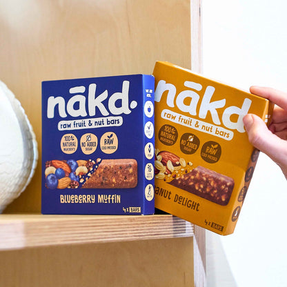 Peanut Delight Raw Fruit & Nut Bar 4x35g by NAKD