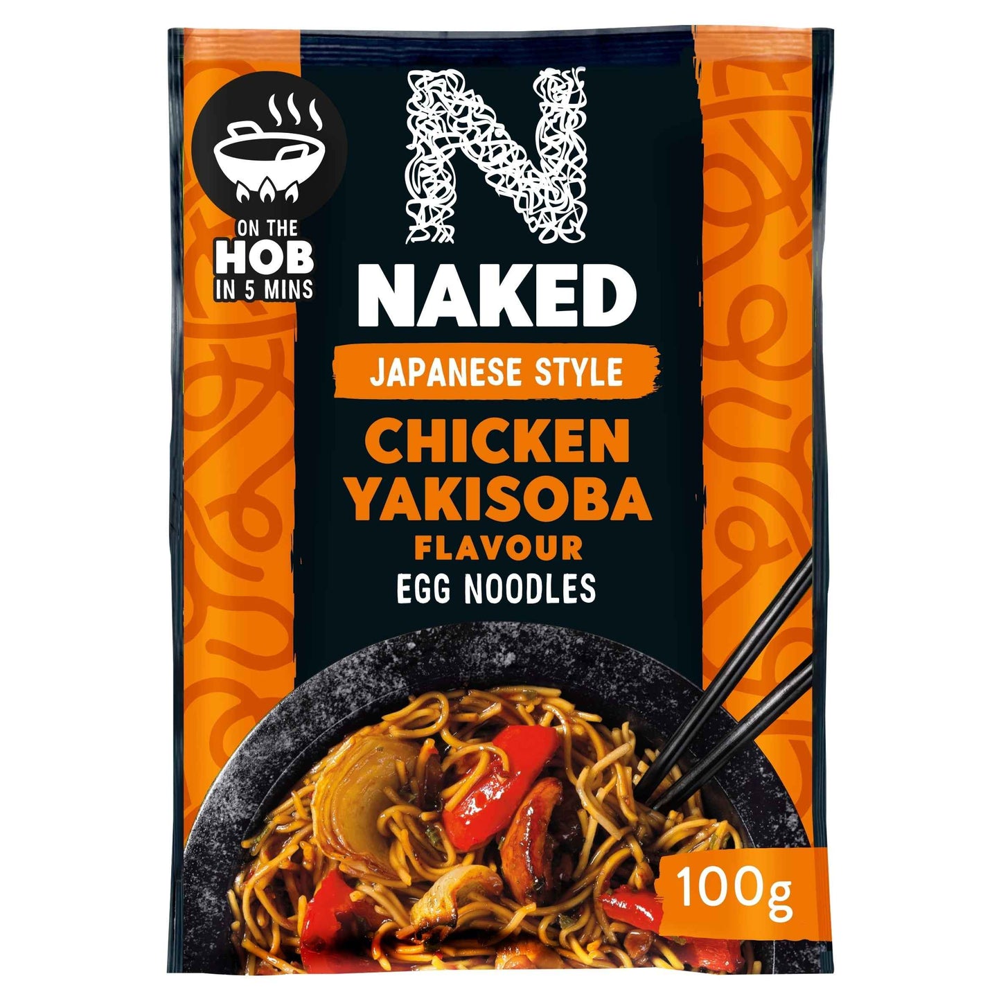Naked Chicken Yakisoba Noodles 100g by NAKED NOODLES