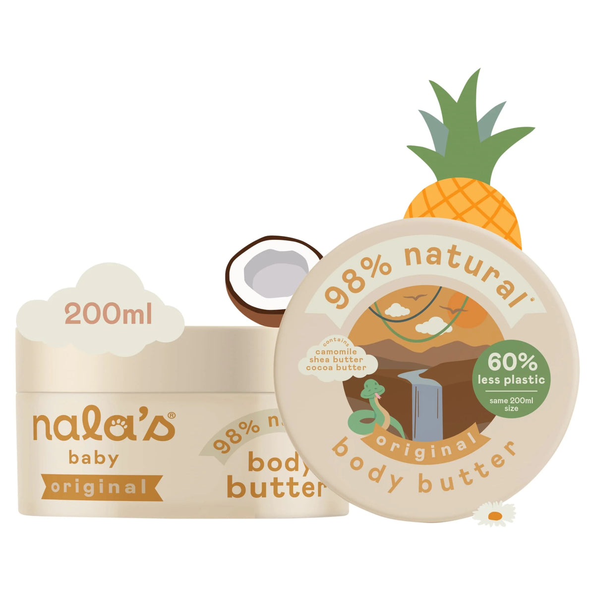 Baby Body Butter 200ml by nala's