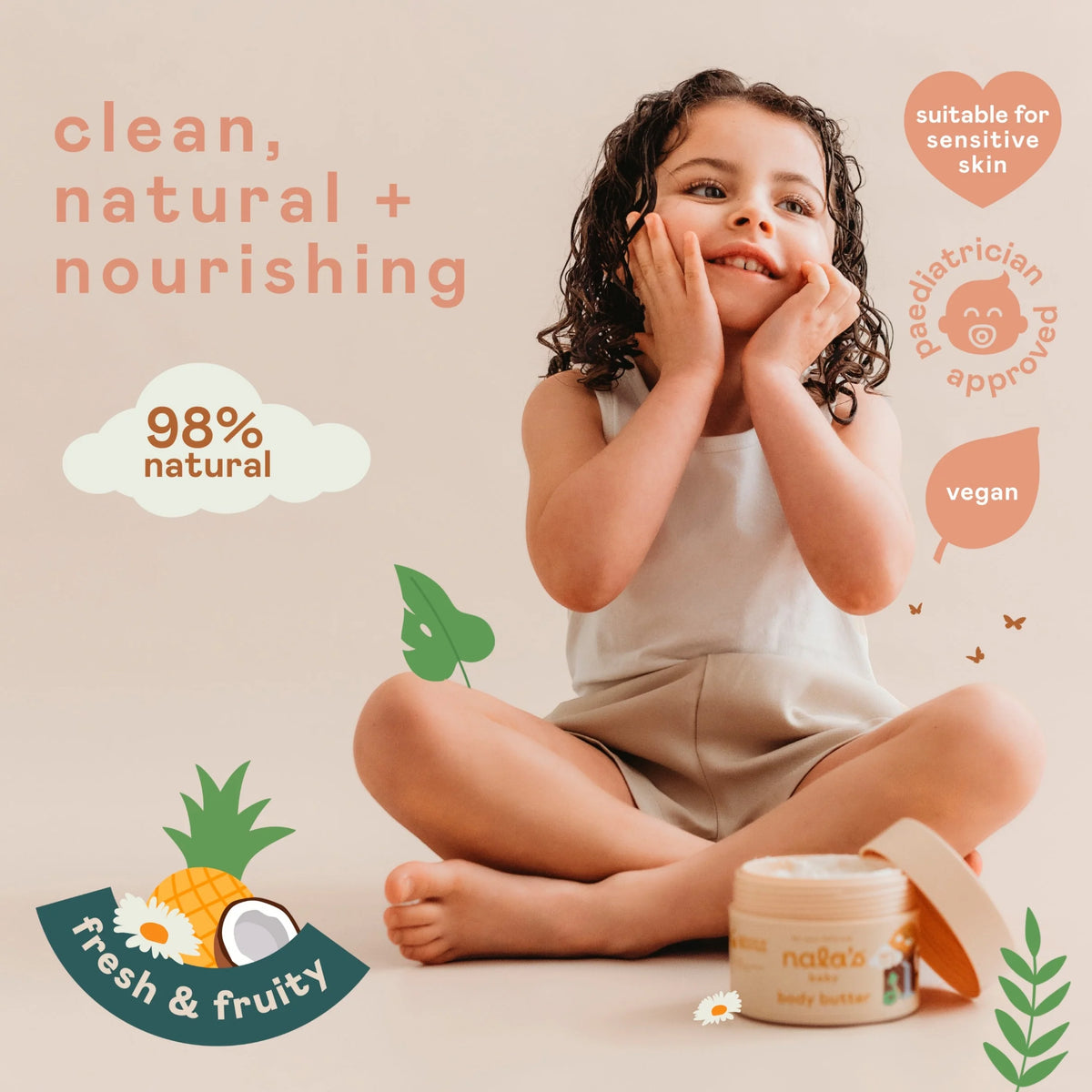 Baby Body Butter 200ml by nala's