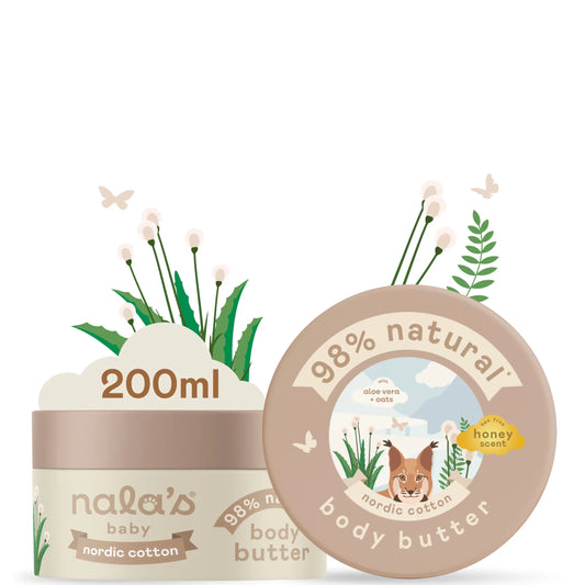 Baby Body Butter Nordic Cotton Honey by nala's at The British Vault