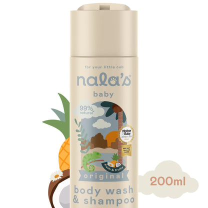 Baby Body Wash & Shampoo 200ml by nala's
