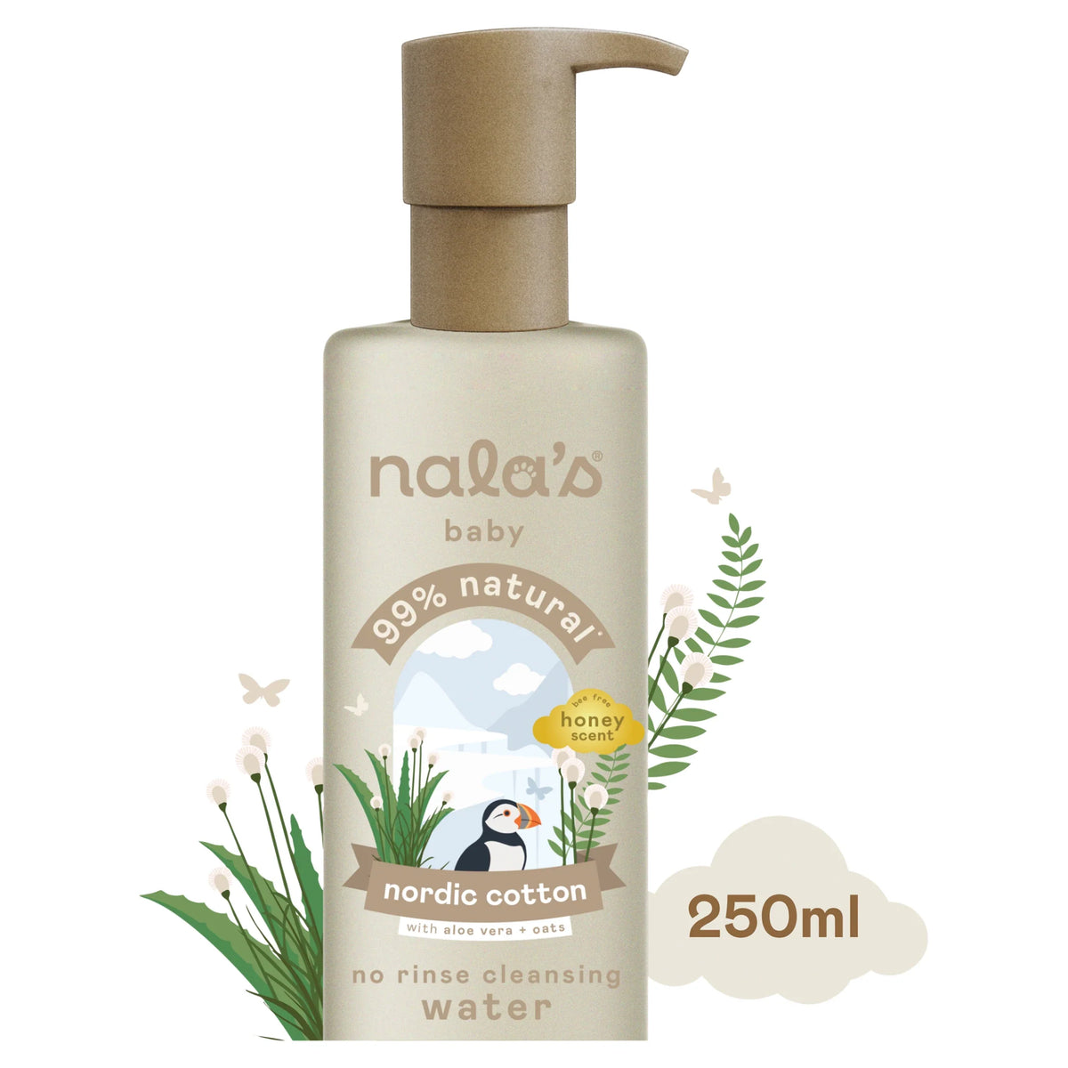 Baby No Rinse Cleansing Water Nordic by nala's at The British Vault