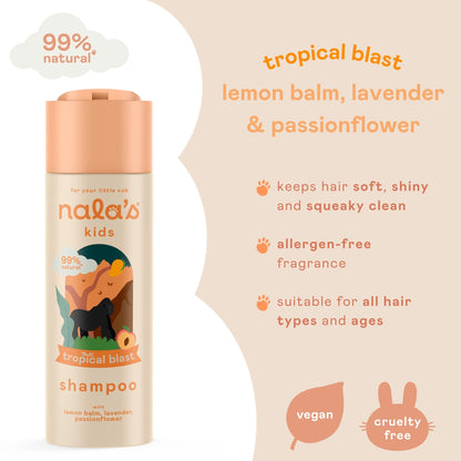 Kids Tropical Blast Shampoo 200ml by nala's