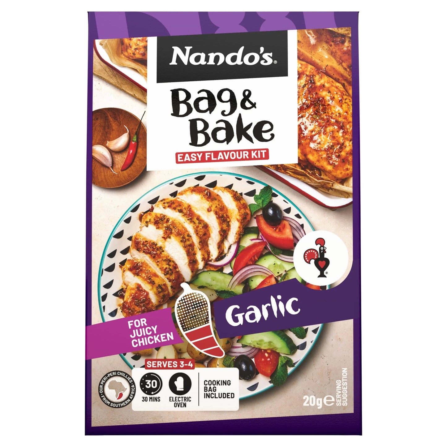 Peri-peri Bag & Bake - Garlic 20g by Nando's
