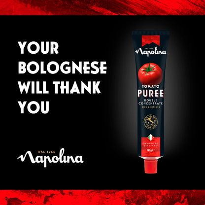 Double Concentrate Tomato Puree 142g by napolina