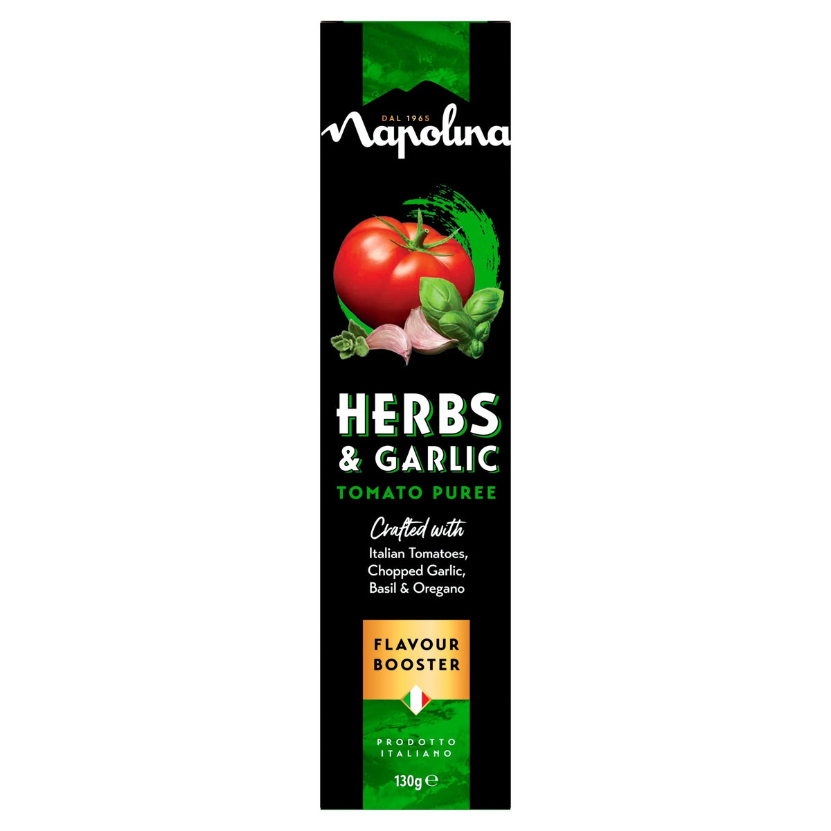 Herbs & Garlic Booster 130g by napolina