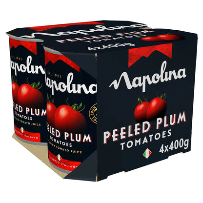 Plum Tomatoes 4 X 400g by napolina