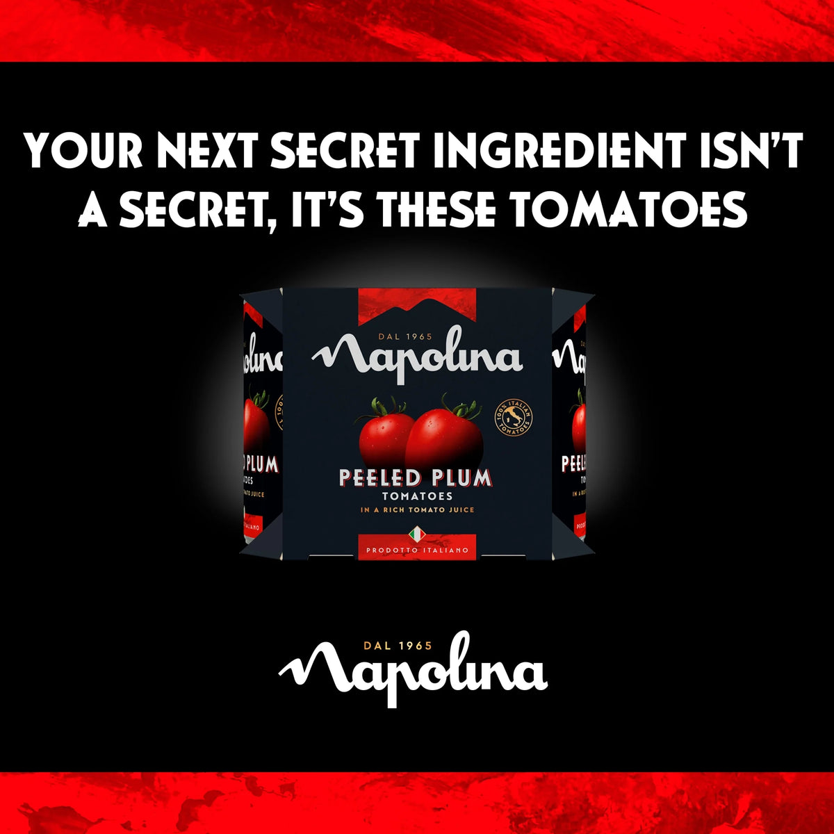 Plum Tomatoes 4 X 400g by napolina