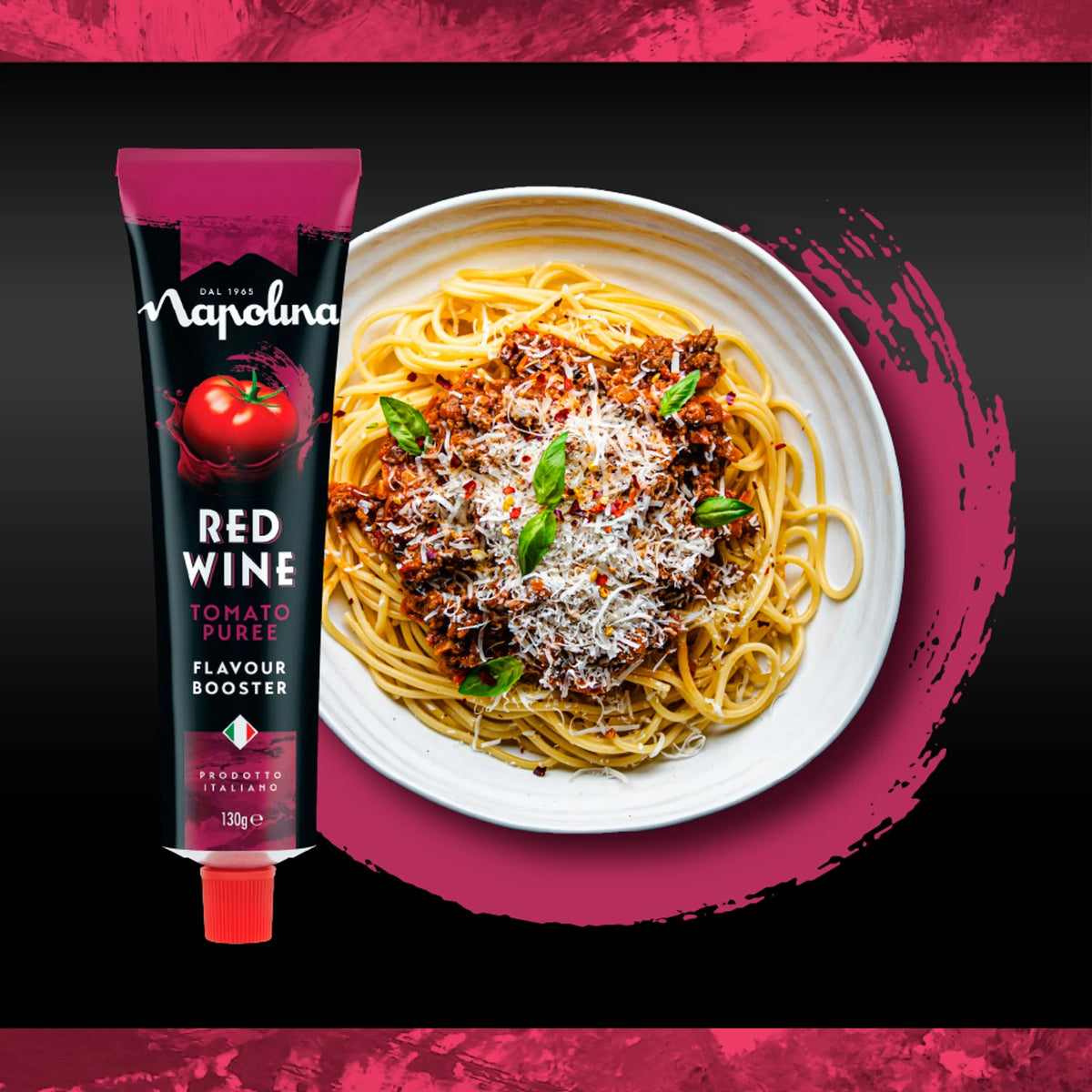 Red Wine Tomato Booster 130g by napolina