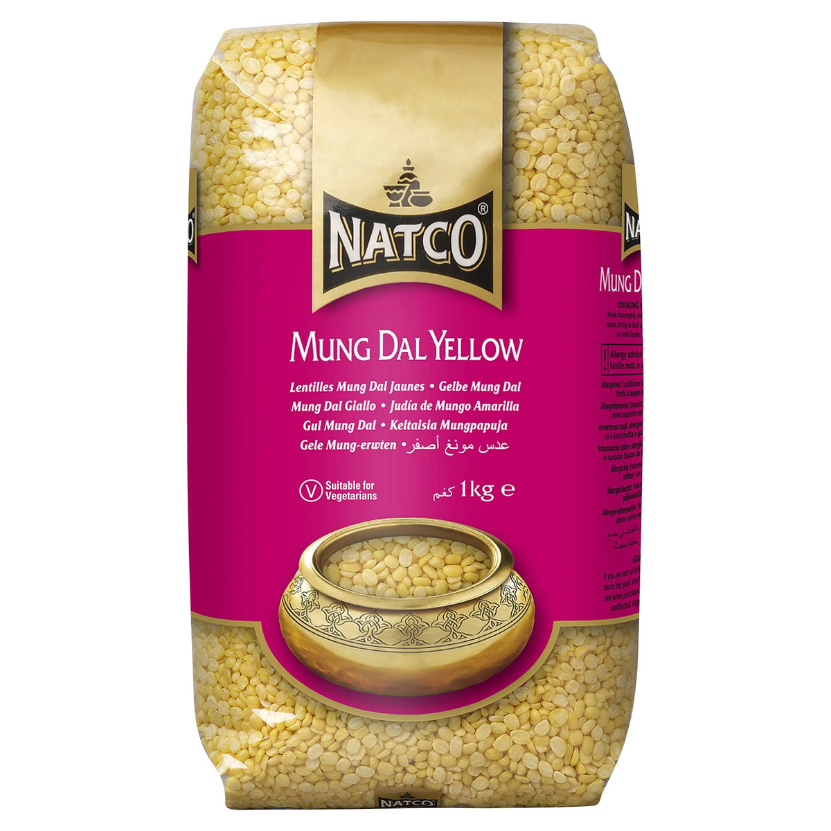 Mung Dal Yellow 1kg by NATCO
